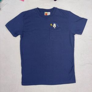 Vintage 90s Peanuts Snoopy and Woodstock Embroidered Best Friends Pocket Tee